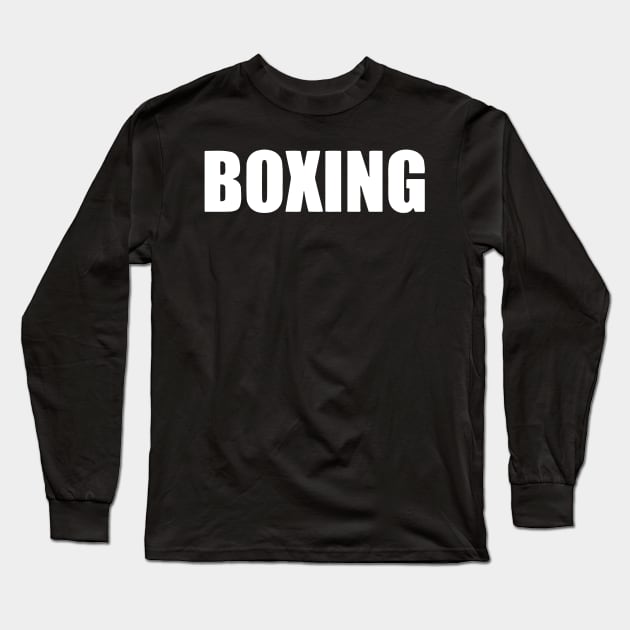 Boxing Long Sleeve T-Shirt by Mariteas